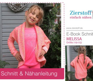 E-Book - Bolero, einfache Jacke „MELISSA“, Gr. 110 – 152